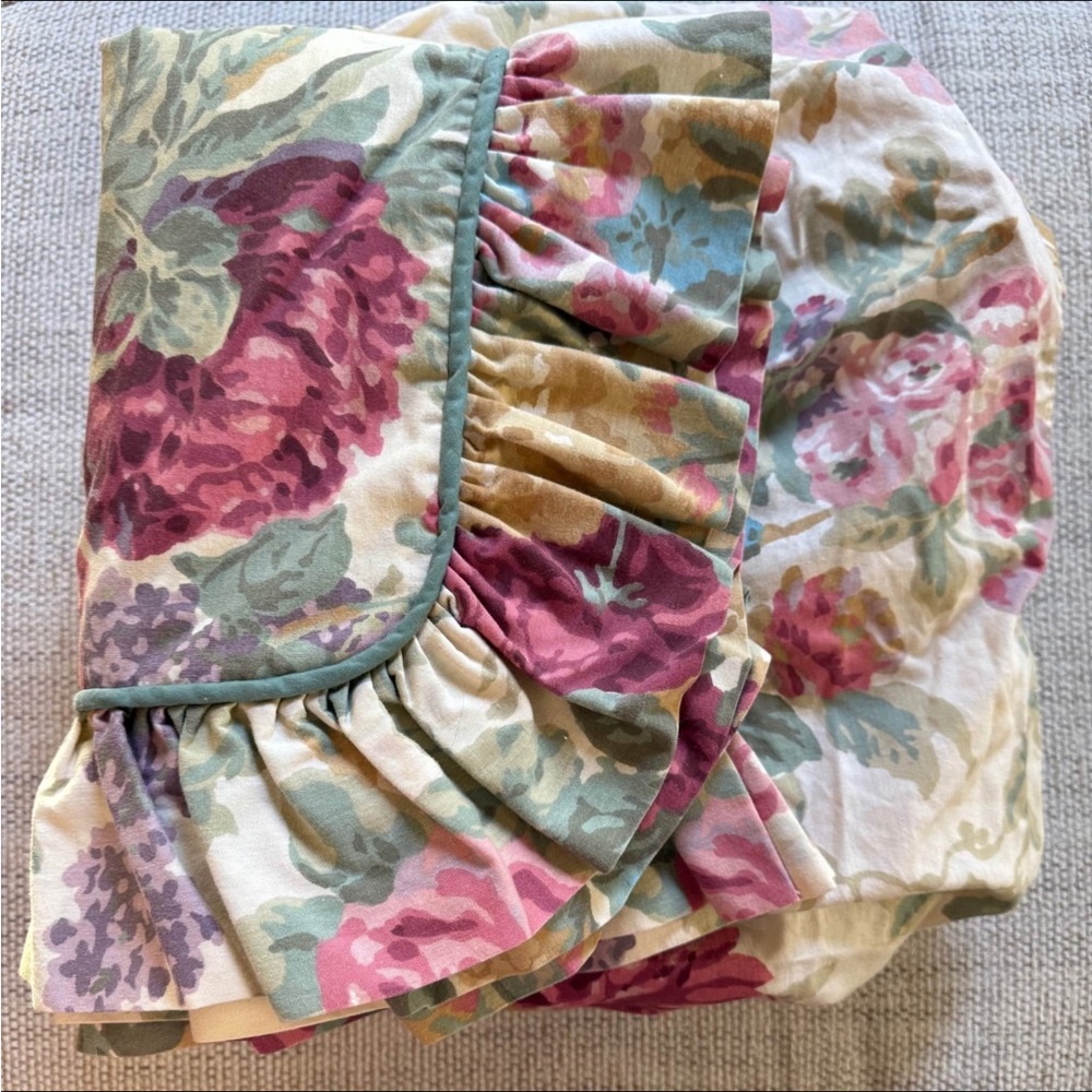 Vintage Croscill chintz bedding from late 90’s